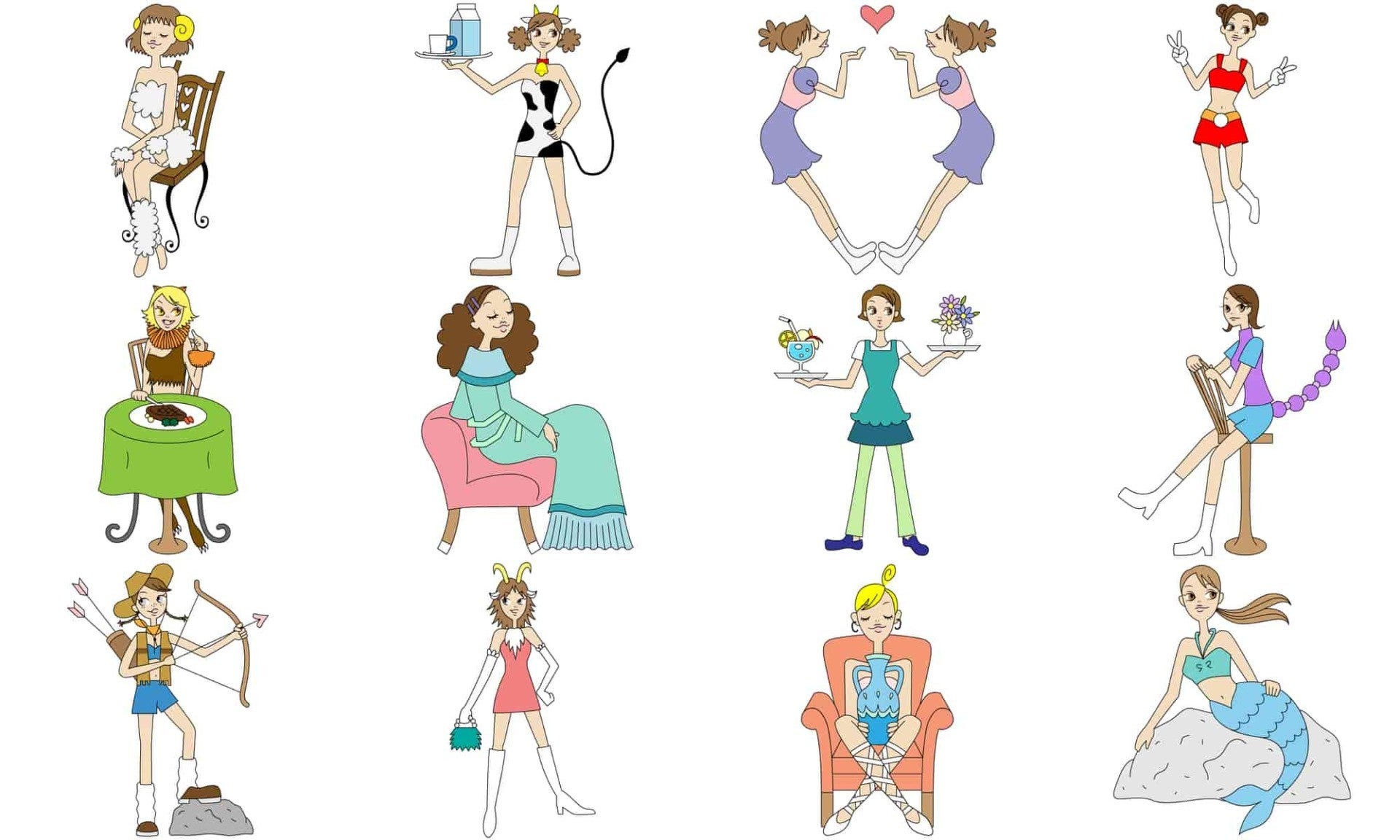 ★明日のラッキー星座は？ 12星座占い・運勢ランキング - 1位～3位【2026年4月4日(土)】