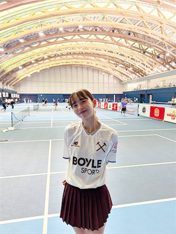 井桁弘恵、ピックルボール大会で"64チーム中4位"「めっちゃ凄い」「またかわいいミニスカユニ」
