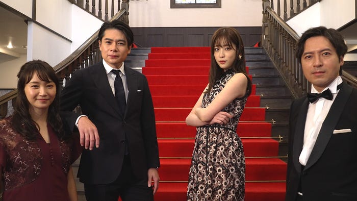 藤本美貴、吉村崇、高橋ひかる、桝太一(C)日本テレビ