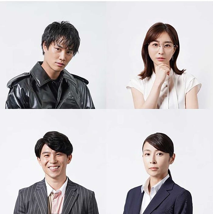 (上段左から)鈴木伸之、田中みな実(下段左から)中尾明慶、水野美紀 (C)読売テレビ
