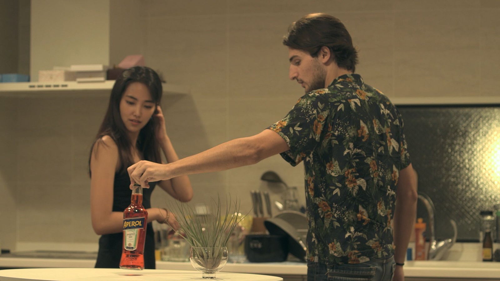 春花、ジュゼッペ「TERRACE HOUSE TOKYO 2019-2020」16th WEEK（C）フジテレビ／イースト・エンタテインメント