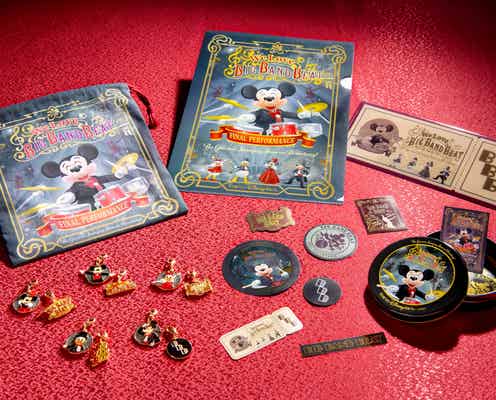東京ディズニーシー「ビッグバンドビート」の新作グッズ、ミッキーのドラム演奏姿のミニスナックケースも