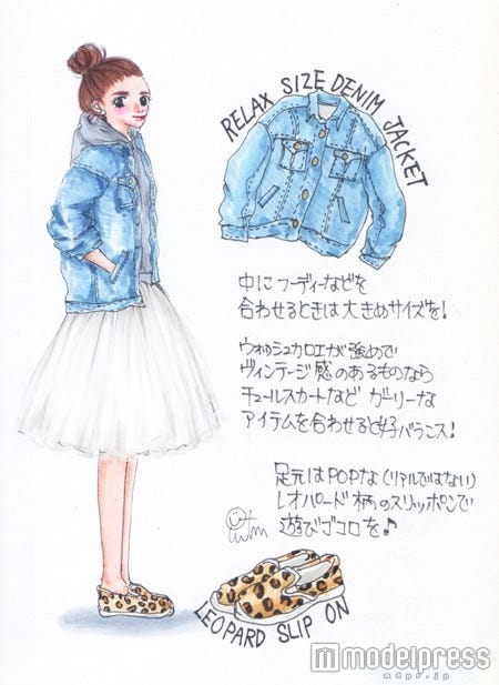 激甘アイテムとヴィンテージ感あるデニムジャケットをMIX