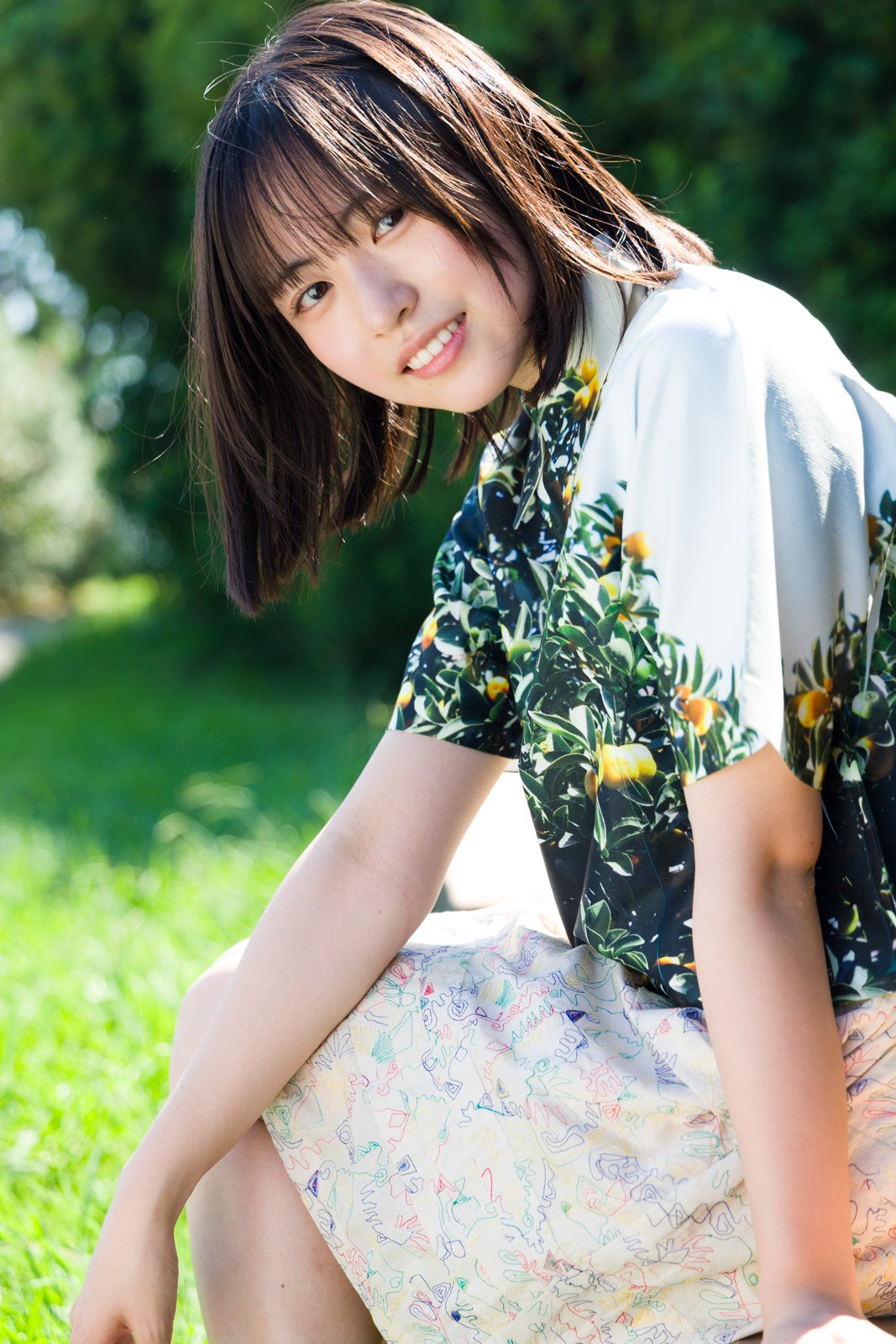 日向坂46正源司陽子、笑顔眩しい青春カット 「週刊少年サンデー