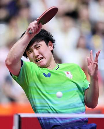 張本智和がまさかの8強敗退 18年銅の34歳イラン選手に激闘フルゲームも3-4敗戦 団体中国超え60年ぶりV導いたエースが無念
