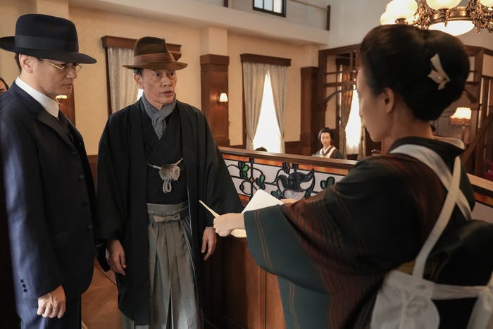 井浦新、遠藤憲一、石橋静河「ブラッサム」第24話(C)NHK