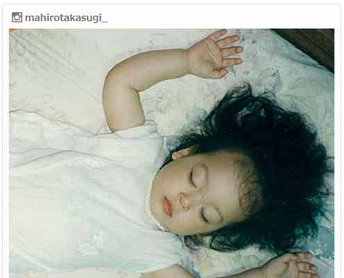 高杉真宙「天使すぎる」幼少期の寝顔ショット公開