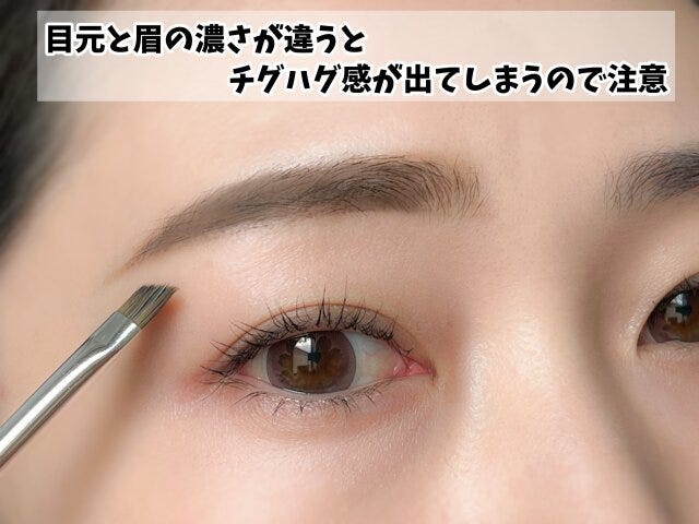 目元の濃さ　解説