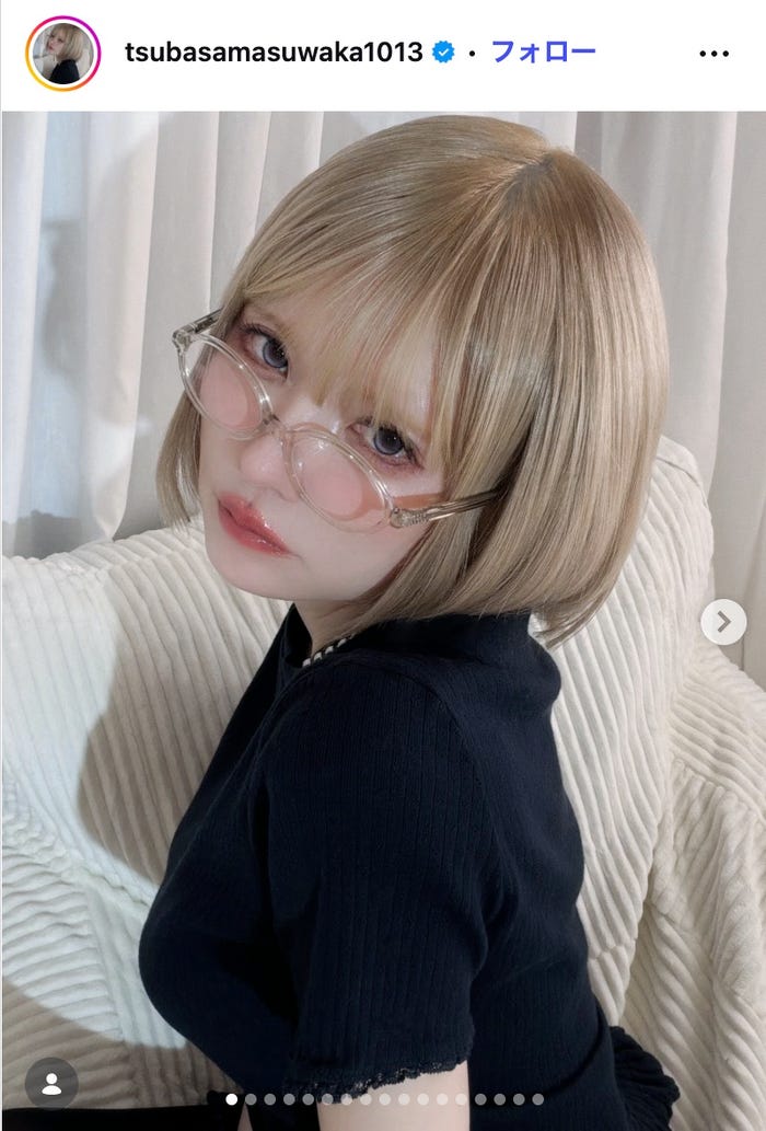 益若つばさInstagramより