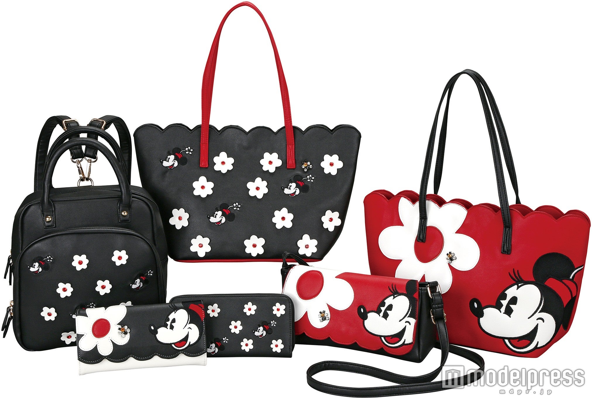 ディズニー、ミニーとお花モチーフで春を先取り！カワイイ系大人女子シリーズに新作誕生／“お花”をイメージしたバッグライン（C）Disney
