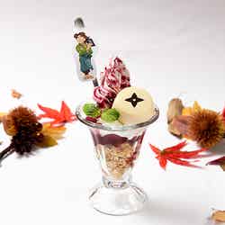 プロ忍推奨!利吉さんの豆乳プリンパフェ1,090円(税抜)(C)尼子騒兵衛/NHK・NEP