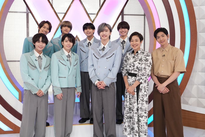 なにわ男子、デビュー曲「初心LOVE」ダンスを松下洸平らに伝授 ライブ前ルーティン明かす