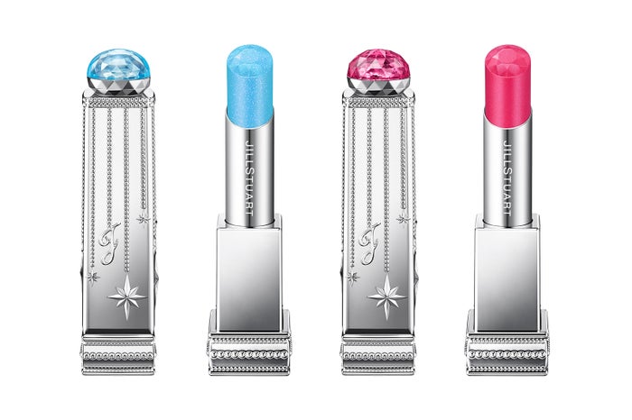 （左から）「ラッキージェム　マイリップス 02 gregarious Pisces」「同  03 alluring Aries」（C）JILL STUART Beauty