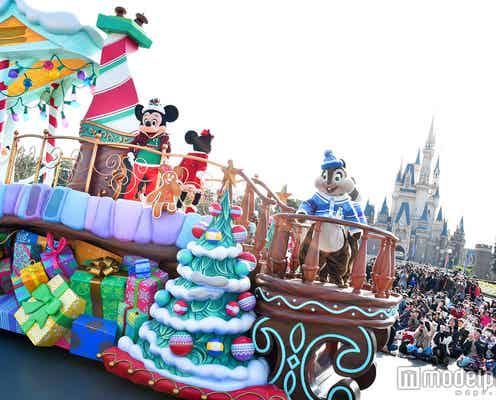 ディズニーのクリスマスがやってきた!ランドパレードは新コスチュームお披露目
