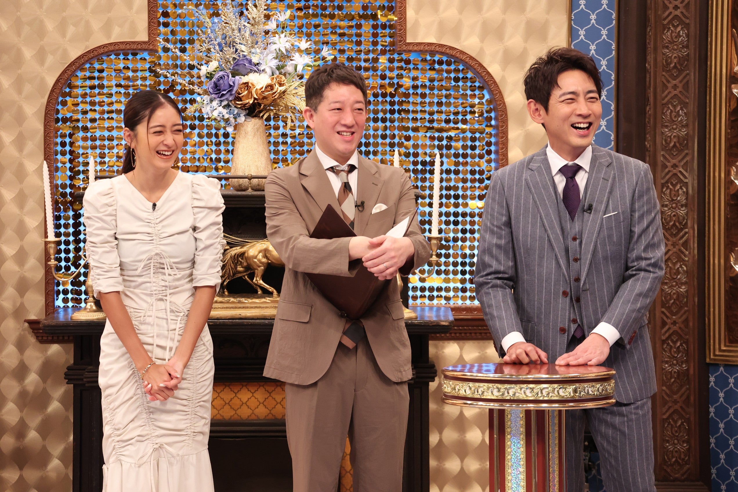 みちょぱ、高橋茂雄、小泉孝太郎（C）フジテレビ