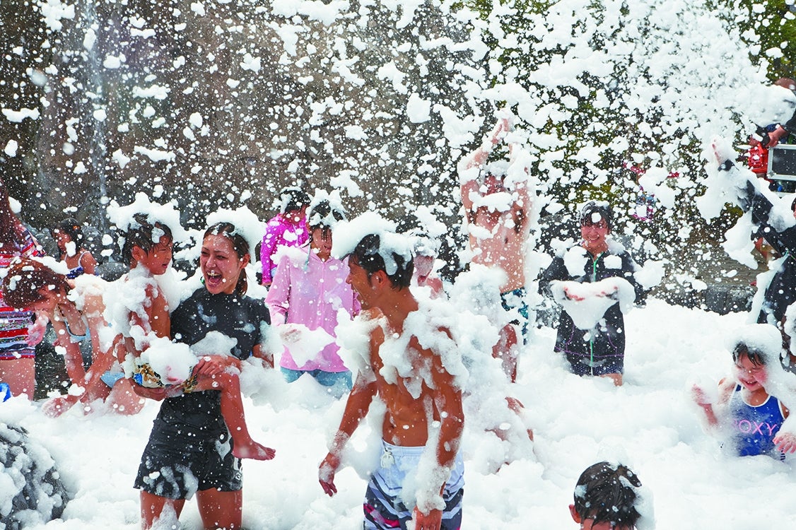 泡マシン／画像提供：大江戸温泉物語株式会社