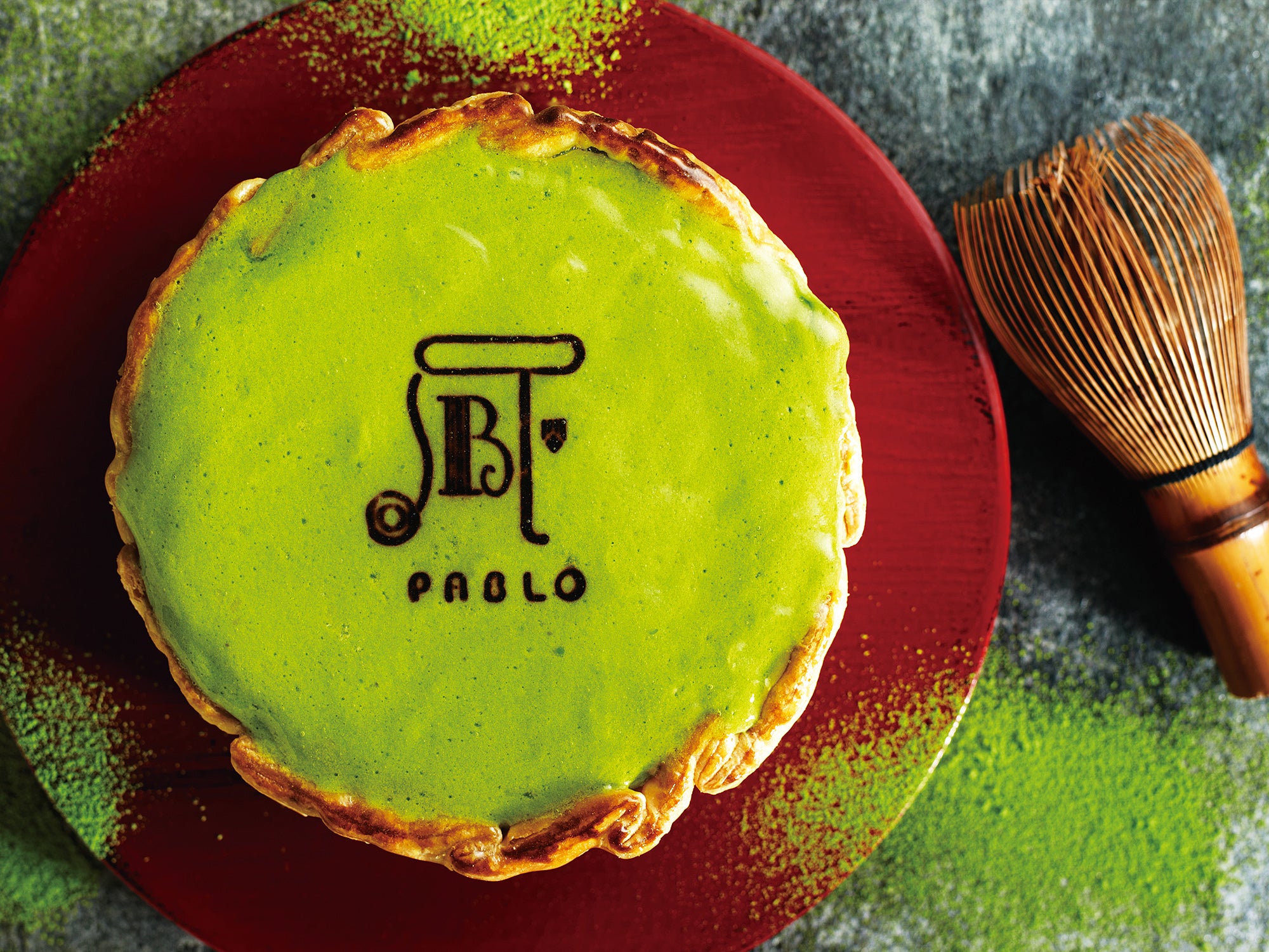 「焼きたて宇治抹茶チーズタルト」／画像提供： PABLO（パブロ）