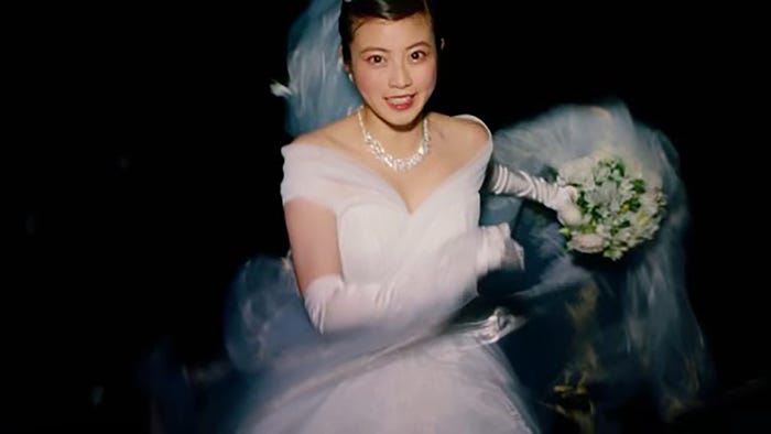 今田美桜/TVCM「ウェディングドレス編」より(提供写真)