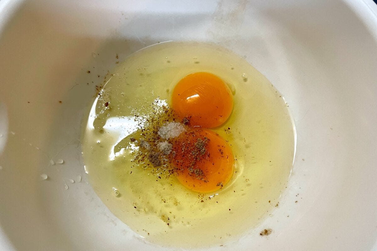 巻かないだし巻き卵
