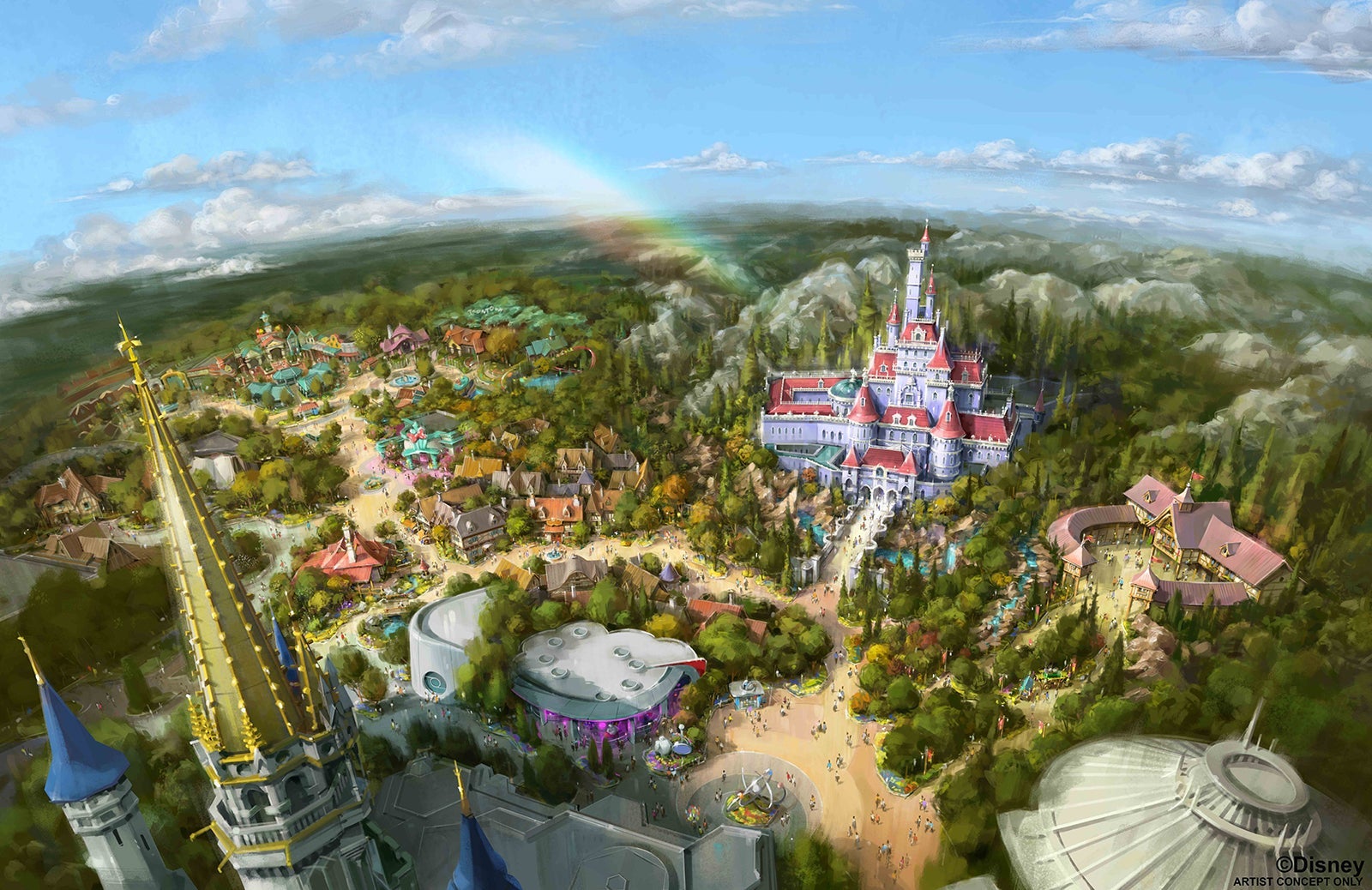 2020年4月15日にオープンするエリアイメージ （C）Disney