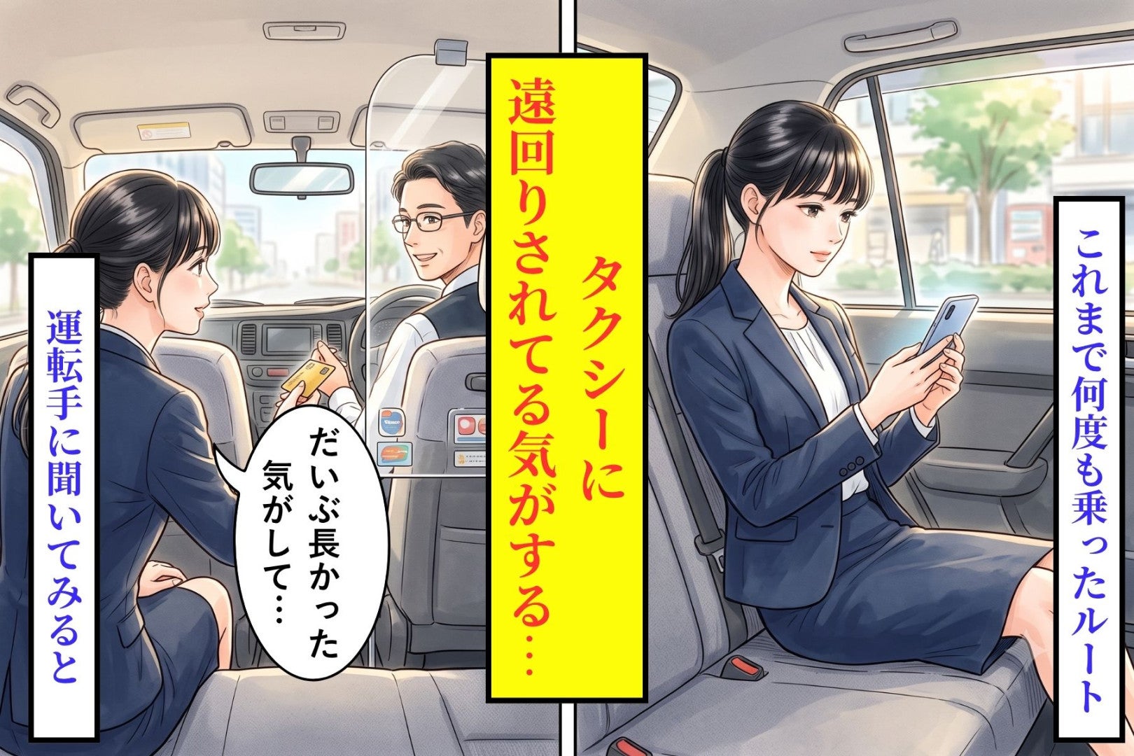 500円高いタクシーで、降り際に聞いた一言