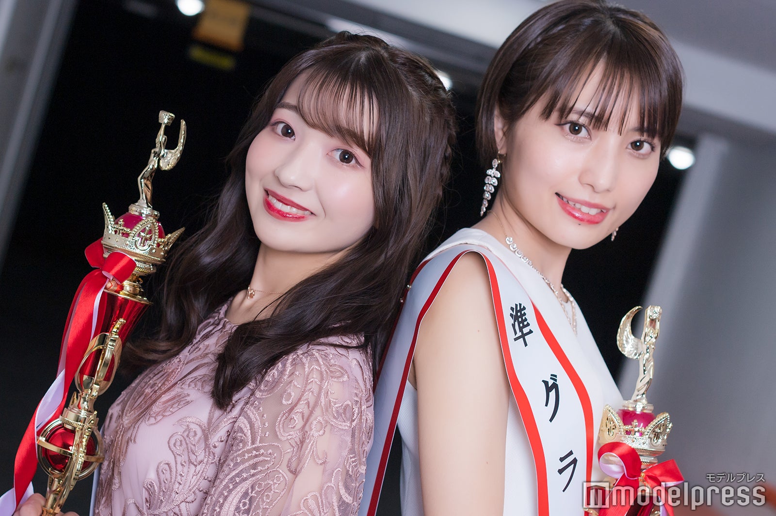 “日本一美しい女子大生”準グラ 木戸結菜さん・遠藤奈子さんを直撃　今後の目標は？＜ミスオブミス2023＞