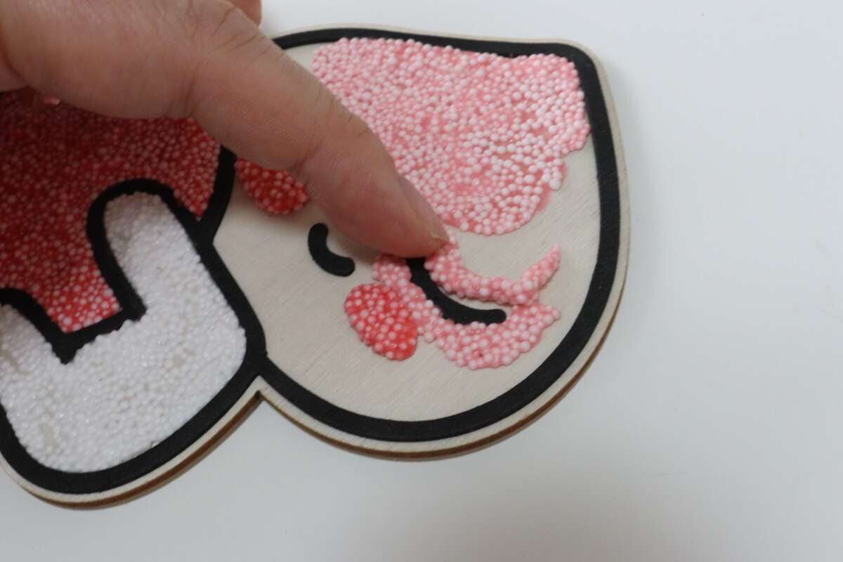 DIYぬりえジェル（カカオフレンズ、アピーチ）　コツ