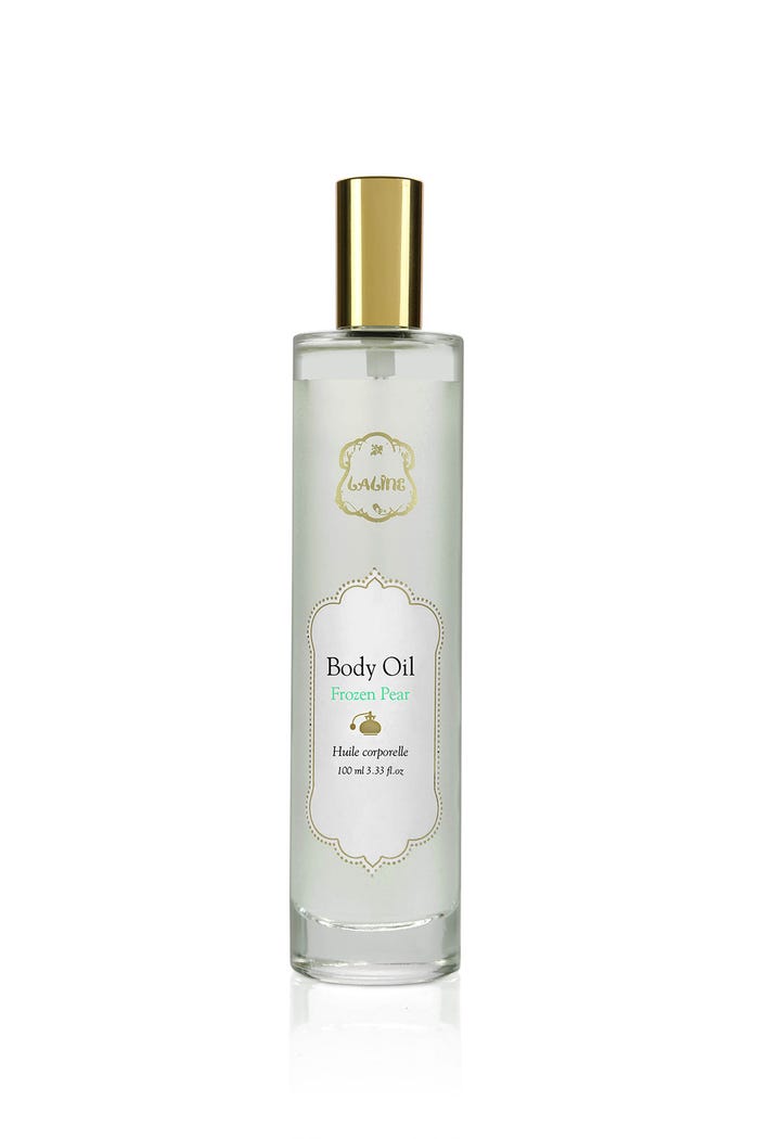 「ボディオイル フローズンペア」/画像提供:Laline JAPAN株式会社