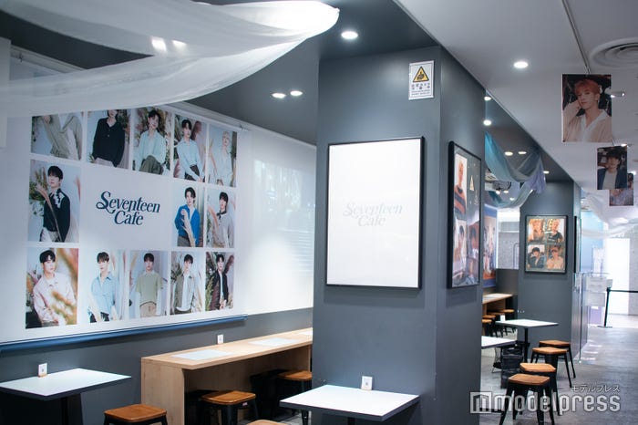 「SEVENTEEN CAFE 2025」内装(C)モデルプレス