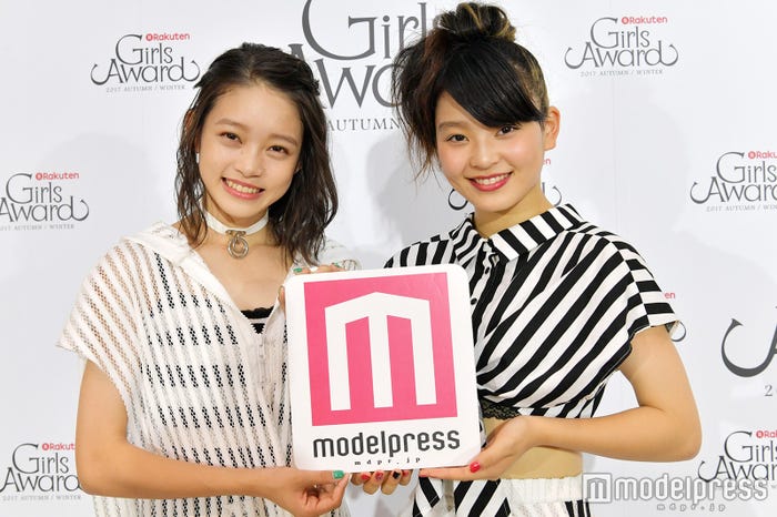 モデルプレスのインタビューに応じたあかり&望優(C)モデルプレス