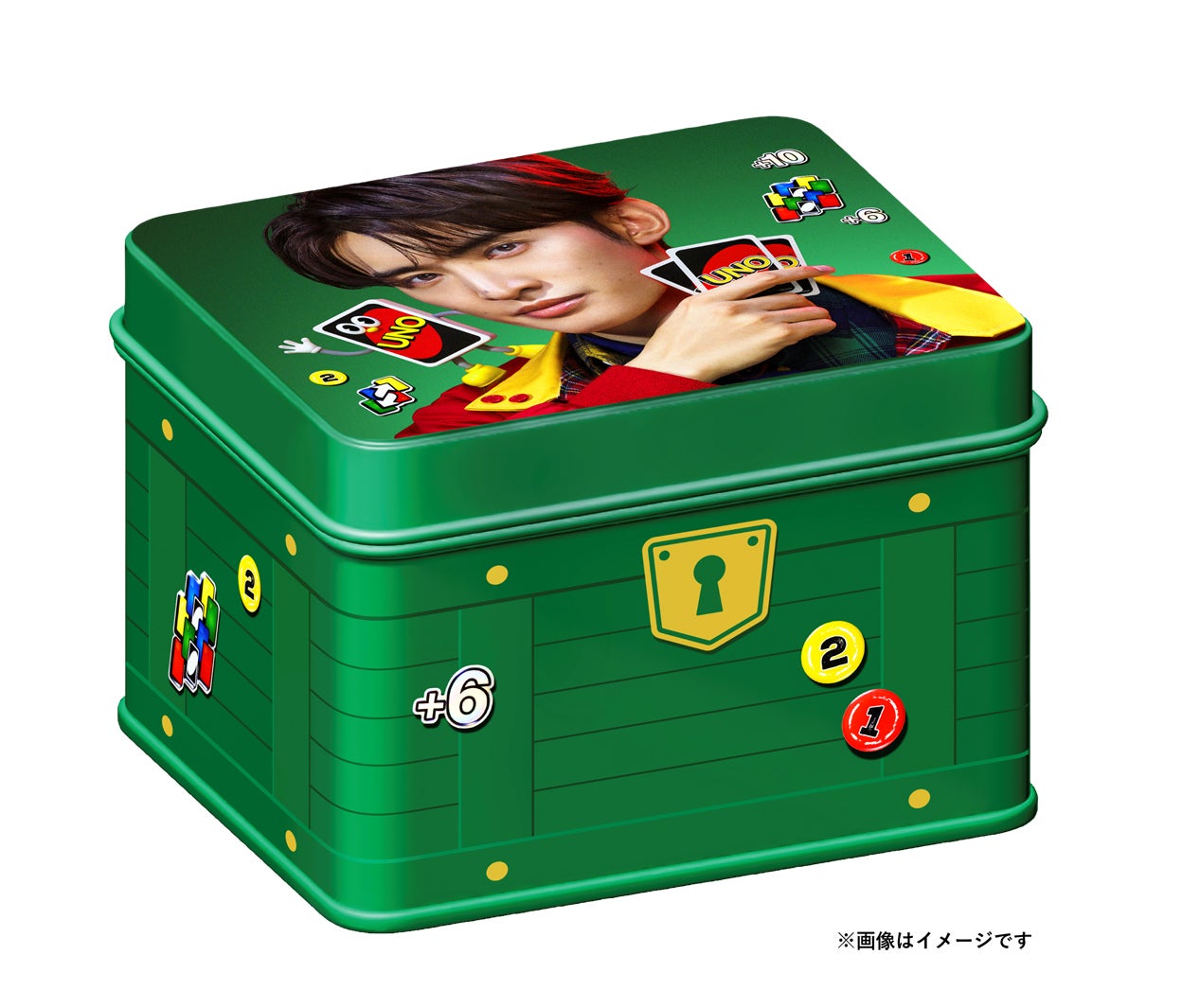 進化系UNO 山札ケース（提供写真）