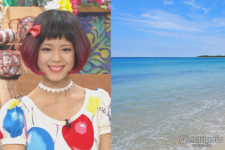 フィジーの魅力を満喫したハナエ（写真左）【モデルプレス】