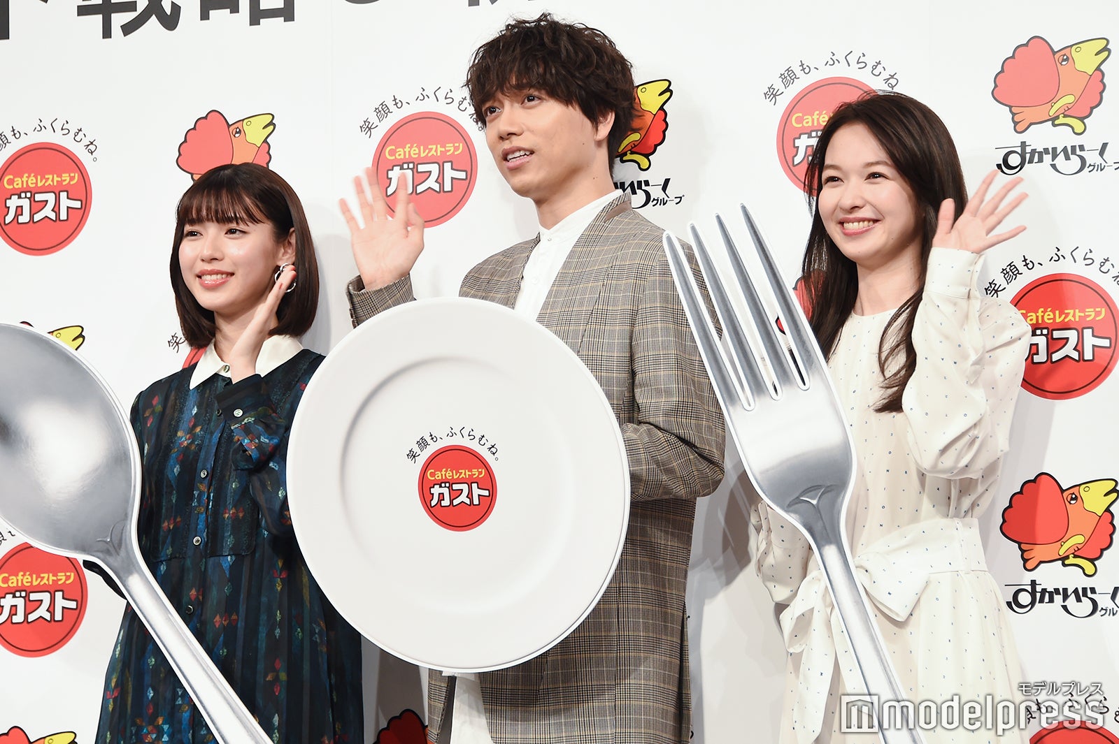 白石聖、山崎育三郎、森絵梨佳 （C）モデルプレス