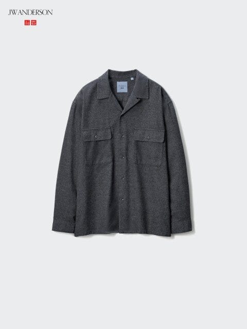 ブラッシュドコットンオーバーサイズシャツ