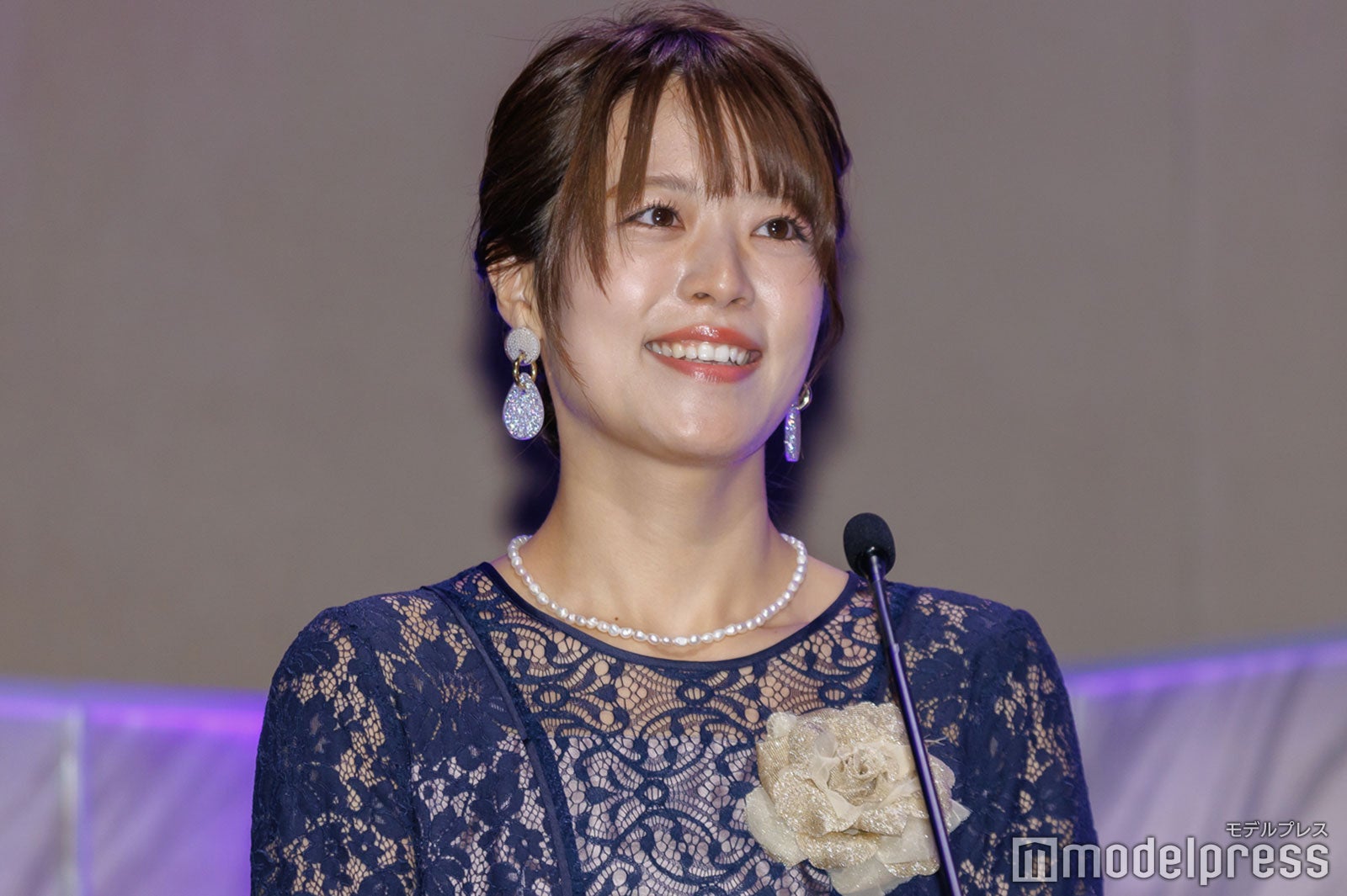 「第61回ギャラクシー賞」司会・森谷佳奈アナウンサー（C）モデルプレス