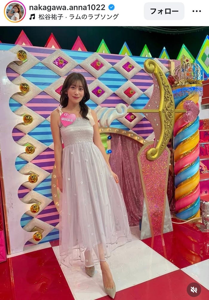 中川安奈Instagramより