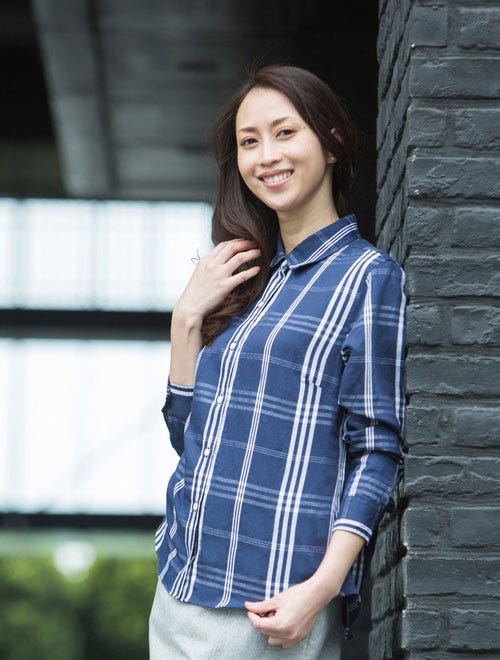 コットンリネンチェックシャツ「TALBOTS」3,780円(税込)/画像提供:TALBOTS