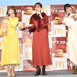 （左から）竹達彩奈、前田敦子、愛美（C）モデルプレス