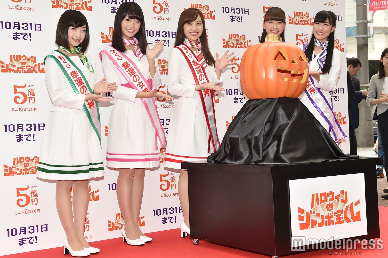 有安杏果、佐々木彩夏、百田夏菜子、玉井詩織、高城れに （C）モデルプレス