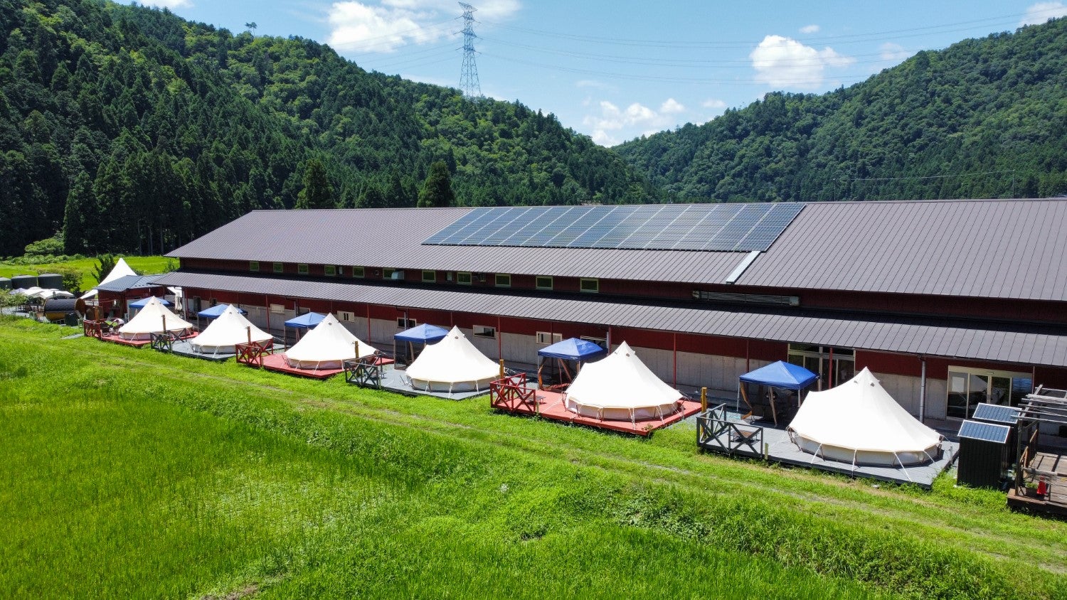 美山グランピング かやグラ／画像提供：ブッキングリゾート