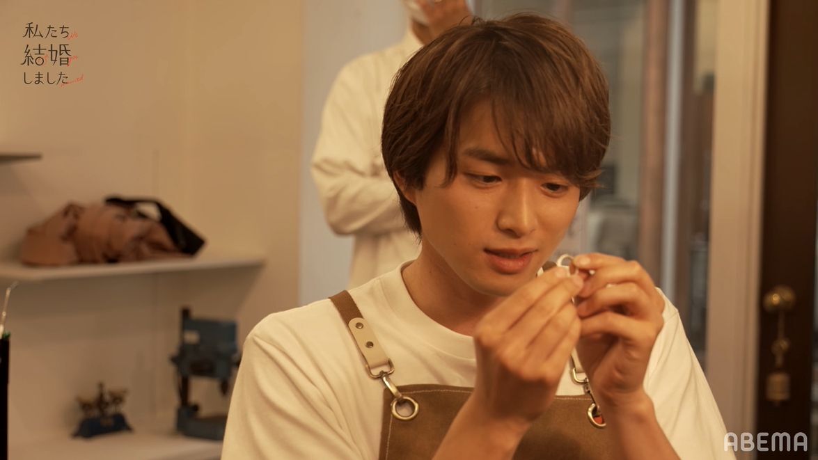 白洲迅が結婚指輪に刻んだメッセージに妻 堀田茜がびっくり 三浦翔平 迅ワールドがすげぇ と衝撃 私たち結婚しました 第1話 モデルプレス