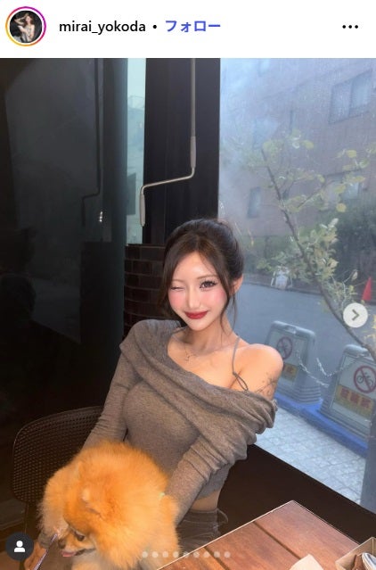 横田未来Instagramより