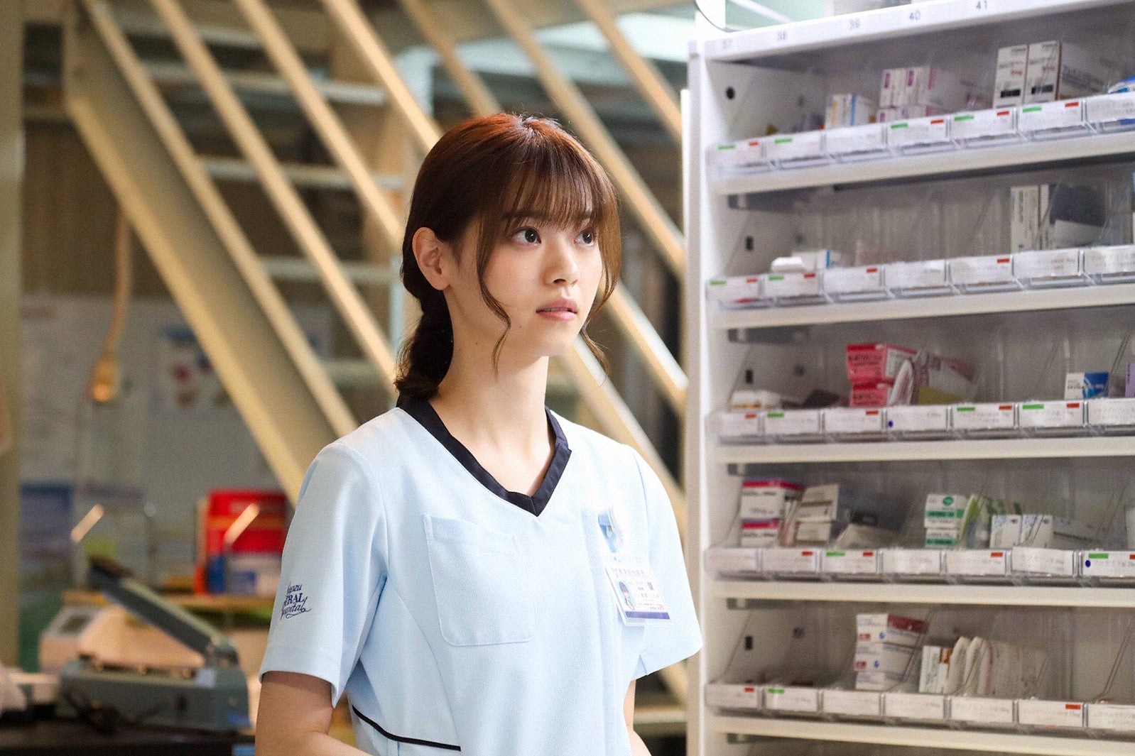 西野七瀬／「アンサング・シンデレラ 病院薬剤師の処方箋」第6話より（C）フジテレビ