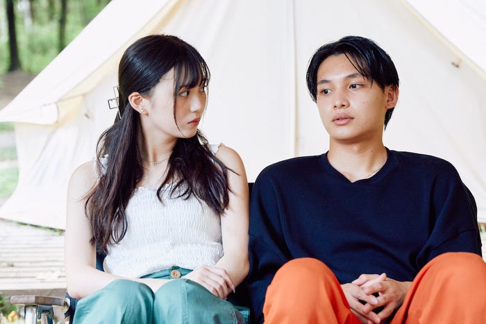 三原羽衣、中村榛「オオカミちゃんとオオカミくんには騙されない」第8話(C)AbemaTV, Inc.