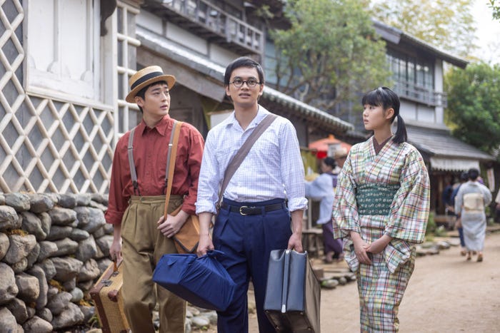 高橋文哉、北村匠海、原菜乃華「あんぱん」第31話(C)NHK