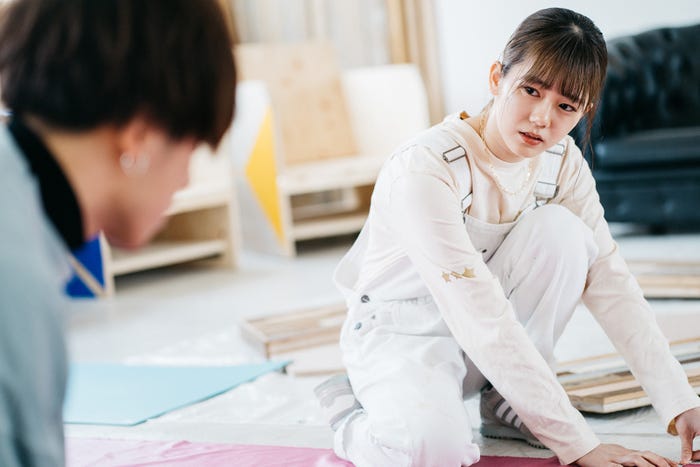 りゅうと、川口葵「恋とオオカミには騙されない」第9話より(C)AbemaTV, Inc..