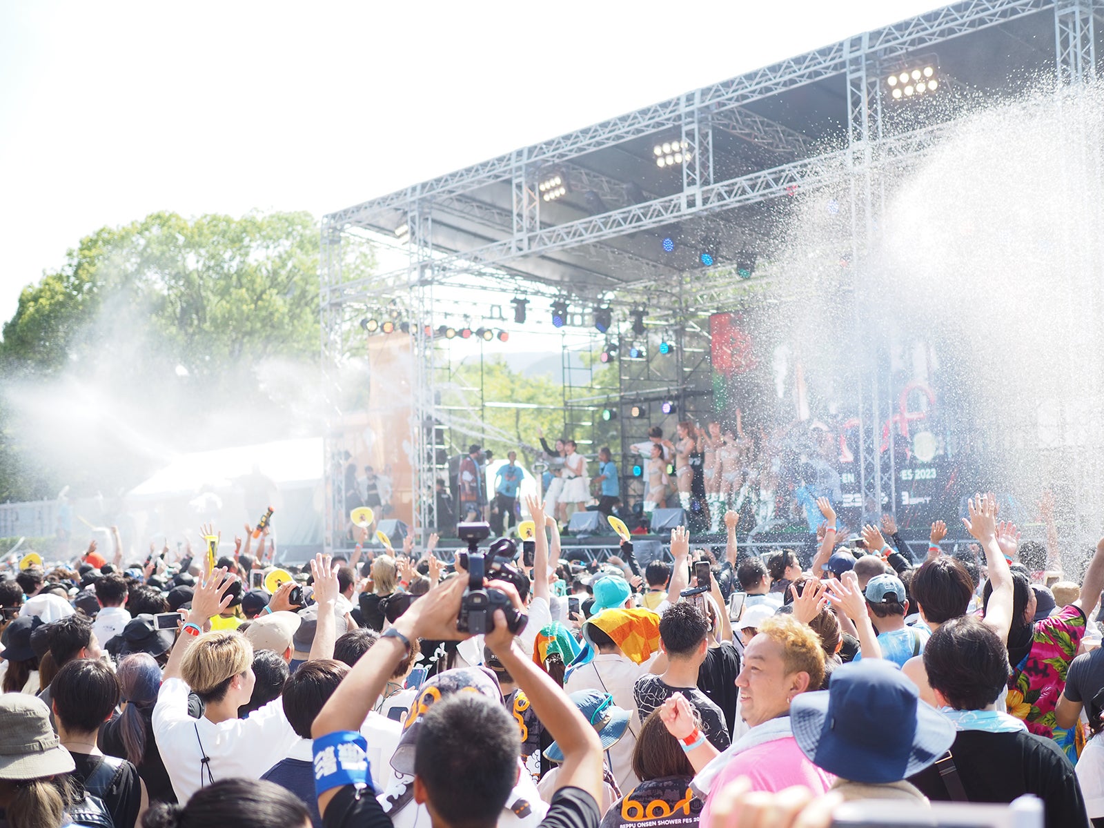 「別府温泉ぶっかけフェス」2023年開催の様子（提供写真）