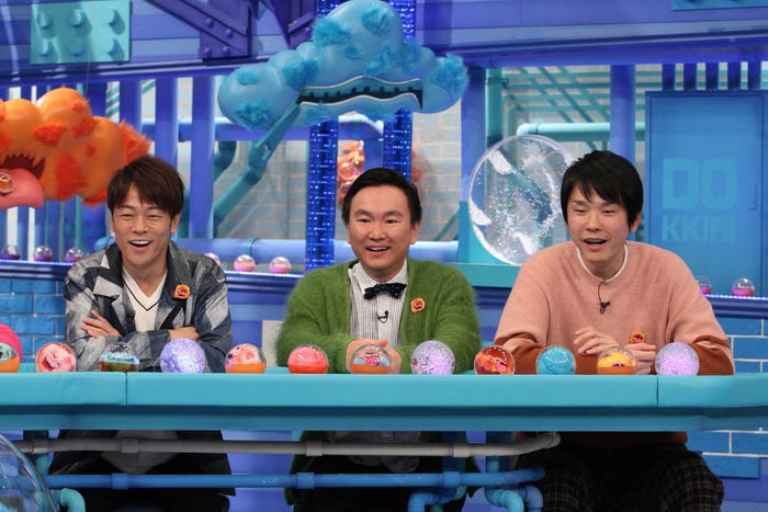 (左から)陣内智則、かまいたち/12日放送「芸能人が本気で考えた!ドッキリGP」より(C)フジテレビ