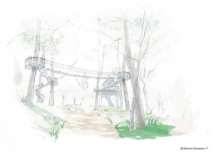 アスレチック「ヘムレンさんの遊園地」（C）Moomin Characters TM