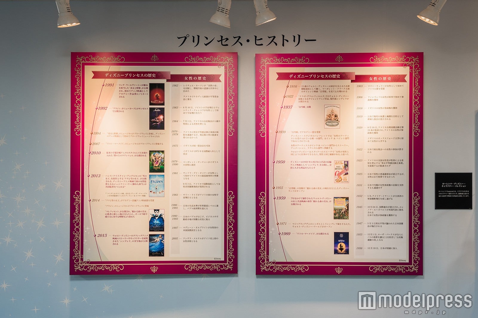 POWER OF PRINCESS「ディズニープリンセスとアナと雪の女王展」より（C）Disney
